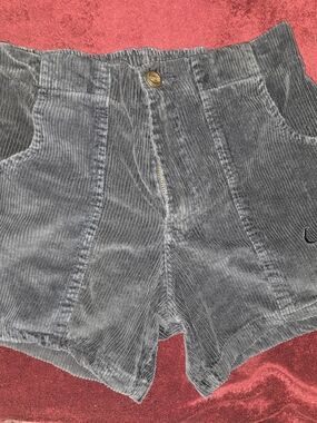 Dark Gray Medium Corduroy Cord Shorts 3.5 Inch Inseam